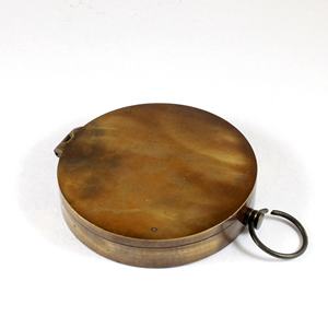 Boussole en laiton antique alliage verre étui en cuir cadeaux fantaisie pour l'obtention du diplôme noël nouvel an et célébrations de la fête des pères - Product Image 3