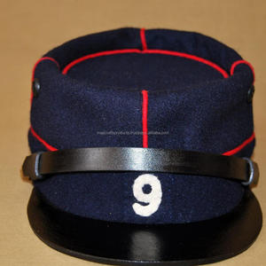 Casquettes de kepi françaises imperméables perforées en tissu 100% laine avec logo brodé à la main pour hommes - Product Image 2