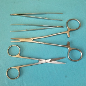 Fuente de alimentación manual Paquete de sutura fina Instrumentos quirúrgicos médicos Acero inoxidable - Product Image 2