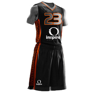 Uniformes de Baloncesto Personalizados con Impresión, Uniformes de Equipo para Hombres, Mujeres y Jóvenes, Ropa de Baloncesto para Equipos Escolares y de Clubes por Inspire - Product Image 4