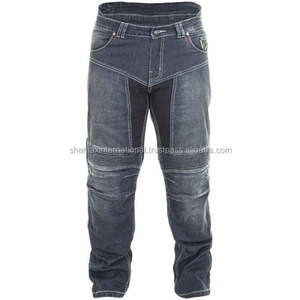 Shemax กางเกงยีนส์2023มอเตอร์ไซด์ที่มีคุณภาพสูงที่กำหนดเองขายส่งสีฟ้าเข้ม - Product Image 1