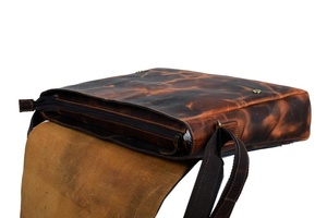 Bolso de mensajero de cuero para hombre - Product Image 3