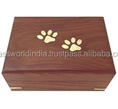 Urna de madera para mascotas, suministros funerarios - Product Image 3