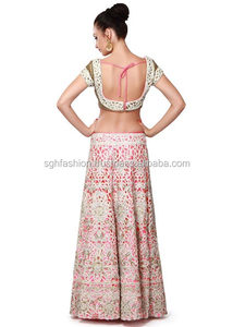Indian Cut Work Bridal Lehenga Choli Design para adultos - Product Image 2