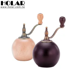 Holarソルトアンドペッパーミル台湾製スタイリッシュなボール型粗さ調節可能