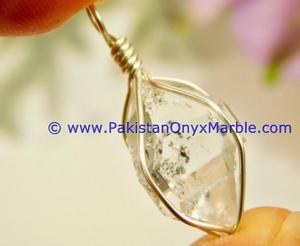 คริสตัลควอตซ์แคลไซต์ทรงเหลี่ยมปลายแหลมสองด้าน HERKIMER DIAMOND - Product Image 1