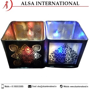 Bougeoirs votifs en verre de la meilleure qualité Fourniture en vrac d'impression en 4 couleurs à bas prix pour les occasions de Noël - Product Image 5