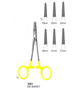 Soportes de aguja de acero inoxidable, con T.C. Insertos de punta lisa, 15 cm - Product Image 4