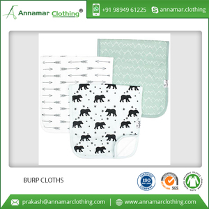 New Design Water Repellent Cotton Burp Cloths Custom Made Baby Burp Cloths - Product Image 6