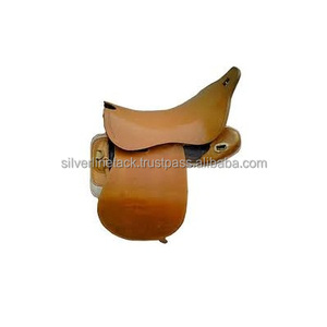 Selle de cheval en cuir véritable confortable avec arbre en bois et en plastique. - Product Image 5