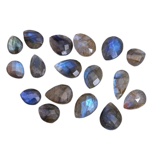 Tự nhiên <span class=keywords><strong>Pear</strong></span> mặt Labradorite Loose đá quý - Product Image 3