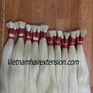 Cabello Virgen Remy de Vietnam, Color 613, Rizado Francés, 100g, Cabello a Granel - Product Image 1