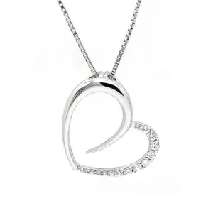 925 sterling silver ciondolo cuore collana in argento produttore nichel e senza piombo