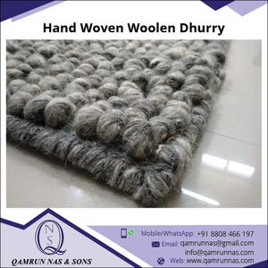 พรมเช็ดเท้าขนสัตว์เนื้อละเอียดสวยงามแบบกลับด้านได้พรมขนสัตว์ทอมือคุณภาพพรีเมียมพรมขนสัตว์สำหรับสวดมนต์สีเทาซักได้ - Product Image 3