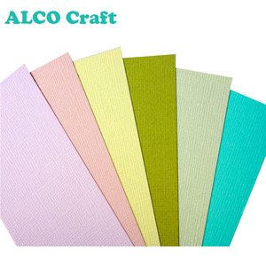 Cartulina texturizada de tamaño A4, papel para álbum de recortes con núcleo de Color DIY, fabricación de tarjetas de regalo, diseños de papel doblado de animales de Anime de hadas - Product Image 1