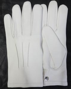 Guantes Blancos de Poliéster Bordados con Logotipo Personalizado y Tachuelas Modernas para Deportes y Actividades al Aire Libre en las Cuatro Estaciones - Product Image 6