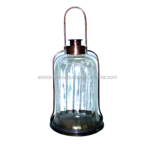 <b>Candle</b> <b>Lantern</b> Metal & Glass <b>Candle</b> <b>Lantern</b> & <b>Candle</b> Holder <b>Candle</b> <b>Lantern</b> Vintage <b>Large</b> Hanging <b>Candle</b> Holder for Indoor - Product Image 1