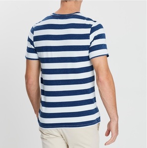 Polo a rayas de manga corta de Golf para hombre, gran oferta, logotipo personalizado, informal, OEM, lo último en algodón/poliéster de alta calidad, talla personalizada para hombre - Product Image 4