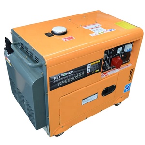 <span class=keywords><strong>KEYPOWER</strong></span> tipo abierto 3 Fase Diesel 5 kw generador portátil grupo electrógeno para venta - Product Image 6