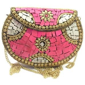 Bolso de Fiesta Tipo Clutch con Pedrería / Bolso de Mano con Pedrería - Tamaño y Color Personalizables - Product Image 3