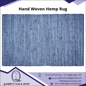 Tapis de jute indien antidérapant magnifiquement conçu tapis de chanvre tissé à la main lavable pour une utilisation intérieure et extérieure pour la prière à la maison Halloween - Product Image 3