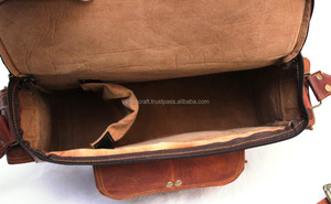 Handmade da chính hãng Sling máy ảnh Satchel DSLR & SLR cổ điển phong cách cổ điển Vai Messenger túi kỹ thuật số máy ảnh bảo vệ - Product Image 4