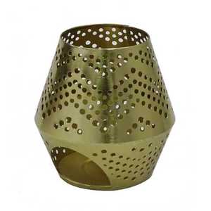 การออกแบบใหม่ที่สวยงามรอบทอง Filigree โคมไฟคำปฏิญาณ - Product Image 4