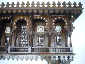 Console murale à Double étagère incrustée de Style Antique, accessoire grande taille W98 - Product Image 2