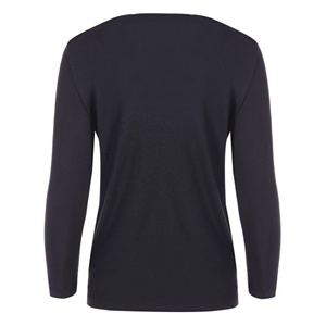 Moda Casual de manga corta con cuello en V de gran tamaño para Mujer Tops elegante casual sexy liquidación mujer ropa al por mayor Bangladesh - Product Image 2