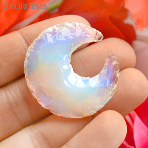 Opalite natural Luna Talla Piedra Opalite Crescent Piedra preciosa Cristal Opalite Mayorista para encantos - Product Image 4
