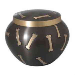 Patte ronde commémorative marron argent et doré, métal laiton/aluminium, cendres de funérailles humaines pour adultes, urnes de crémation, Style américain/européen - Product Image 2