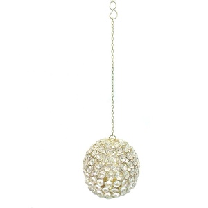 Hanging <b>Crystal</b> <b>Ball</b> Ornament Round Indoor Home Decor Glam Style Lightweight Living Room Decoration - Product Image 1