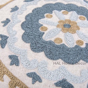 Latest Design Cushion Covers Decorative, Wholesale Hand Embroidered Indian <b>Throw</b> <b>Pillow</b> Case Cover - Product Image 3