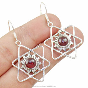 New Arrival 925 <b>Sterling</b> Solid <b>Silver</b> Pink Rubellite Jewelry Handmade <b>Earrings</b> For <b>Women</b> - Product Image 1