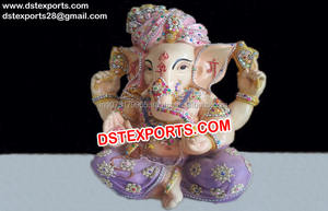 Statue en fibre Ganesha pour l'entrée du mariage Décoration de mariage hindou Sculpture de bienvenue élégante Décoration de l'entrée Australie Offre de vente - Product Image 3