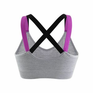 Femmes 2025 vente chaude sans fil Sexy licou cou sans couture Fitness course sport soutien-gorge grande taille - Product Image 4