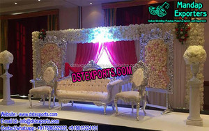 Superbes cadres arrière brillants pour décor de mariage canadien pour décoration de coulisses de mariage - Product Image 6