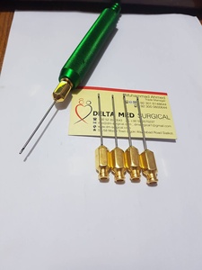 Canule d'infiltration Luer Lock (réutilisable et AutoClavable) Lot de 5 canules d'infiltration Luer Lock 4 canules avec poignée réutilisable - Product Image 4