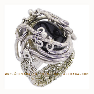 Natural <b>Black</b> <b>Onyx</b> Gemstone <b>Ring</b> 925 Sterling Silver Jewelry Eternity Vermeil <b>Rings</b> for Unisex Engagement Gift - Product Image 2