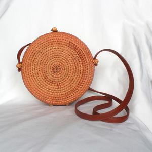 กระเป๋าหวายน้ำผึ้งมือจับเดี่ยวพร้อมซับผ้าฝ้ายและกับดัก - Product Image 2