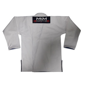 White <b>Men's</b> Adult BJJ Gi 100% Cotton High Quality Jiu Jitsu <b>Kimonos</b> From Pakistan - Product Image 2