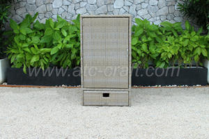 Muebles de mimbre de PE modernos, armario de jardín con maceta para comedor, Hotel, sala de estar, cocina, decoración excepcional para el hogar - Product Image 2