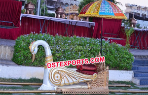 Decoración Real para Bodas Indias, Palki, Doli de Madera para Bodas, Palki Tallado en Madera - Product Image 6