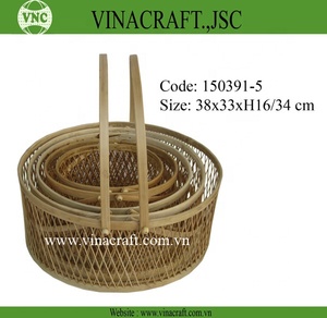 Cestas de bambú ecológicas para Picnic - Product Image 4