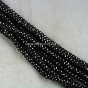 Cristaux naturels de guérison, Onyx noir, pierre précieuse, perles en vrac pour bricolage, Bracelet, collier, boucle d'oreille - Product Image 3