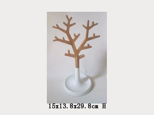 Top Jingle K/D Diseño en forma de T Soporte de joyería de metal de latón con base Contenedor de joyería elegante de alta calidad - Product Image 4