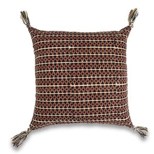 Cotton Printed throw pillow brown decorative custom cushion cover back <b>support</b> cushion for <b>sofa</b> living room decor pillow case - Product Image 1