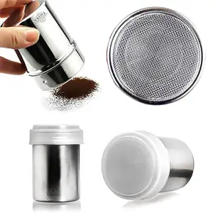 Best Selling Indian Solid Chocolate Powder Dredger Stainless Steel Shaker Bottle