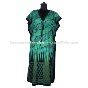 2025 mode dubaï islamique Floral longue robe Abaya dernière conception motif caftan Anokhi Caftan Maxi Floral bloc imprimé vêtements de détente - Product Image 2