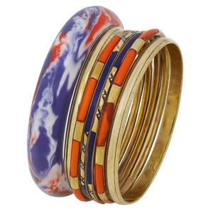 Brazaletes de madera de latón de estilo vintage, conjunto de pendientes respetuosos con el medio ambiente, tallo de cuerno bohemio, brazalete de moda sostenible - Product Image 2